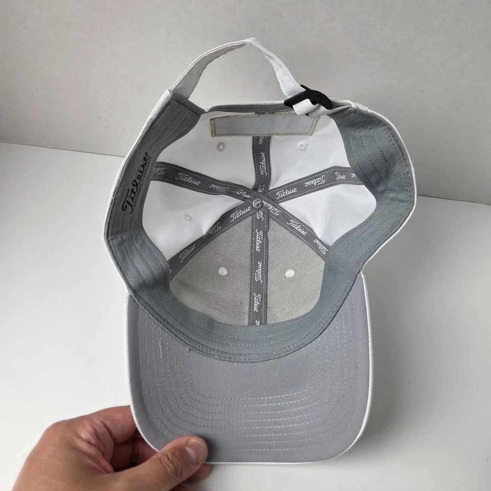 Titleist Bob Vokey Design Hat Cap Mens Adjustable White SM9